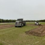 Install of two ball fields at Lake Hallie Ball Park