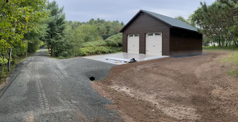 Excavation for New Driveway and Out-Building